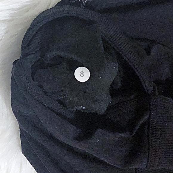 SOLD Lululemon Black Adjustable Dance Studio Pant - Picture 7 of 8